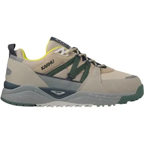 Silver Lining/Dark Forest Fusion XC Shoe , male, Sizes: 6 1/2 UK - Karhu - Modalova