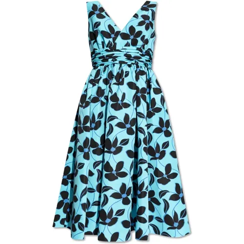 Blumenmuster Kleid , Damen, Größe: M - Kate Spade - Modalova