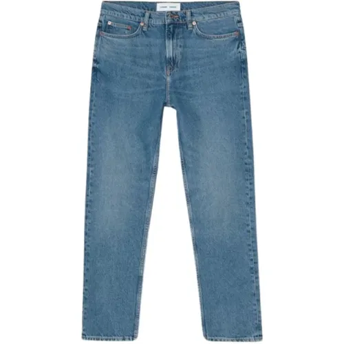 Locker sitzende Jeans mit schmalem Bein , Herren, Größe: W33 L32 - Samsøe Samsøe - Modalova