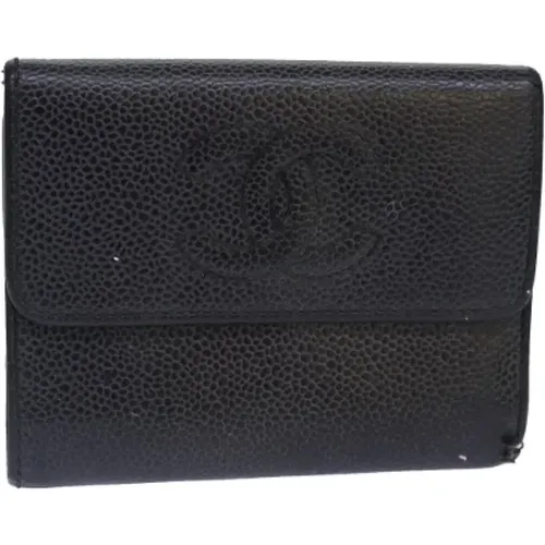 Pre-owned Leather wallets , female, Sizes: ONE SIZE - Chanel Vintage - Modalova