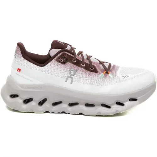 Weiße Slip-On Sneakers Elastische Schnürung , Damen, Größe: 39 EU - ON Running - Modalova