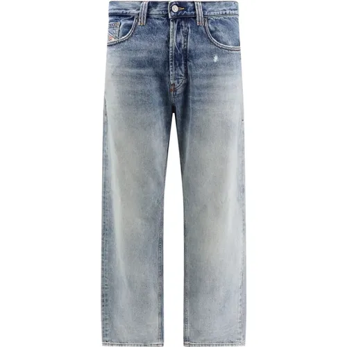 Loose Fit Jeans with Metal Buttons , male, Sizes: W33 - Diesel - Modalova