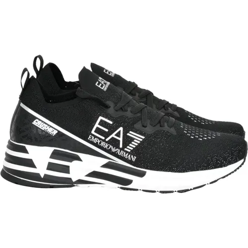 Crusher Distance Sneakers , male, Sizes: 8 2/3 UK, 10 2/3 UK, 6 2/3 UK - Emporio Armani EA7 - Modalova