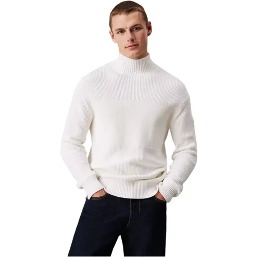 Rollkragenpullover , Herren, Größe: L - Calvin Klein Jeans - Modalova