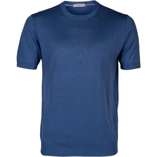 Men's Silk and Cotton Shirt , male, Sizes: M, XL, L, 2XL - Paolo Pecora - Modalova