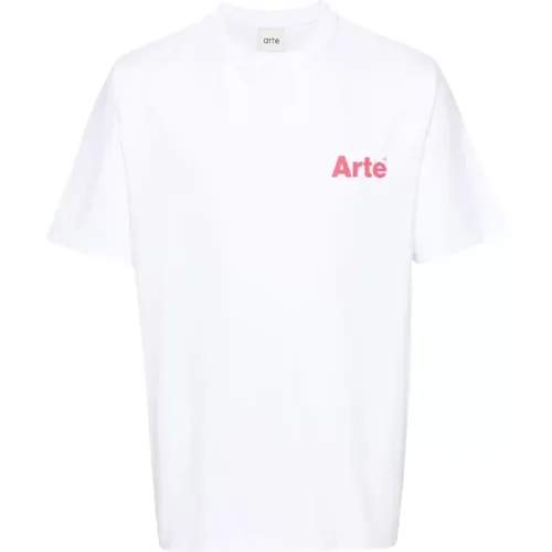 Heart Print T-Shirt , male, Sizes: XL - Arte Antwerp - Modalova