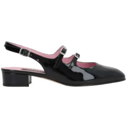 Patent Leather Slingback Mary-Jane , female, Sizes: 6 UK, 3 UK, 2 UK, 4 1/2 UK - Carel - Modalova