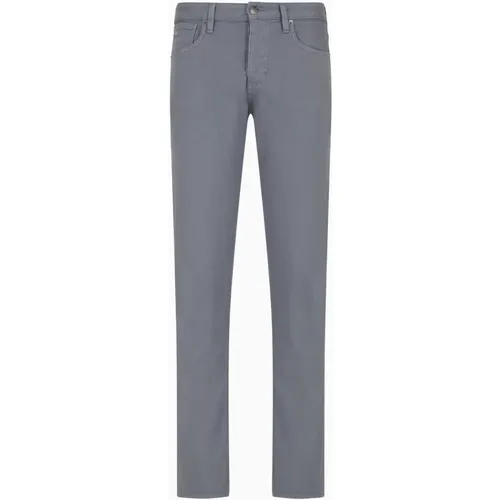 Denim Jeans in Tejano Color , male, Sizes: W32, W34, W33, W36 - Emporio Armani - Modalova