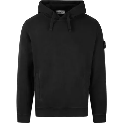 Logo Hoodie with Fleece Interior , male, Sizes: XL, L, M, S - Stone Island - Modalova