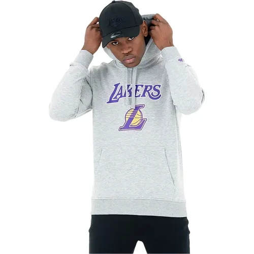 Los Angeles Lakers Hoodie , male, Sizes: L, M, S, XS, 2XL - new era - Modalova