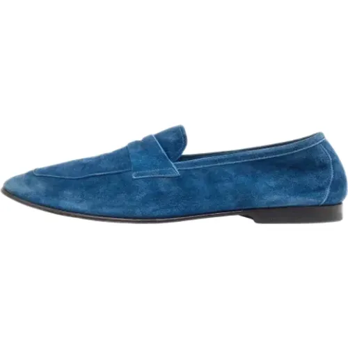 Pre-owned Suede flats , female, Sizes: 9 UK - Armani Pre-owned - Modalova