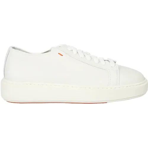 Sophisticated Leather Sneakers , female, Sizes: 4 UK, 2 UK, 7 UK, 6 UK - Santoni - Modalova