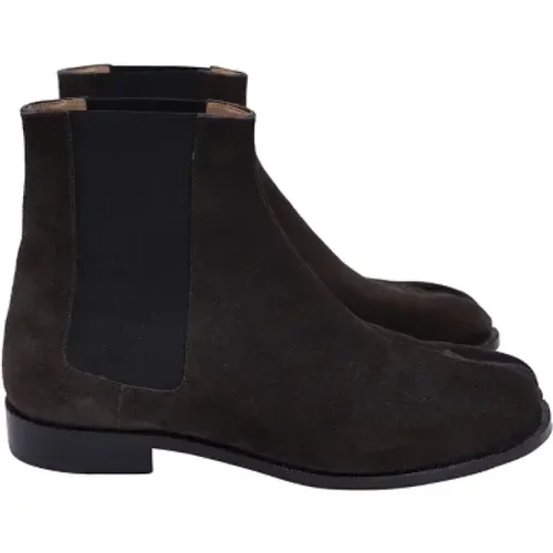 Pre-owned Suede boots , female, Sizes: 12 UK - Maison Margiela Pre-owned - Modalova