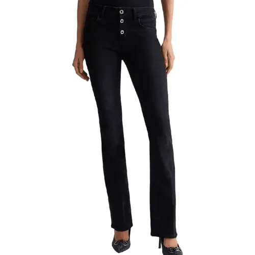 Denim Stretch Slim Jeans Bottom Up , Damen, Größe: W26 - Liu Jo - Modalova