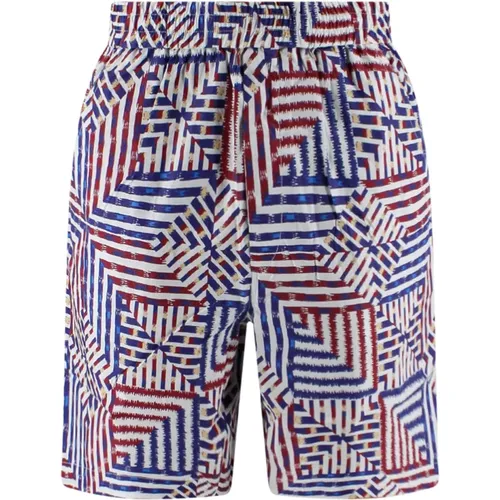 Mens Clothing Shorts Blue Ss23 , male, Sizes: S, M - Isabel marant - Modalova