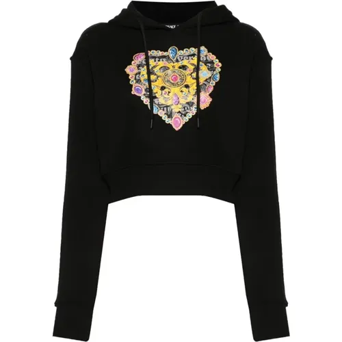 Women's Clothing Sweatshirts Ss24 , female, Sizes: M, S, 2XS, L - Versace Jeans Couture - Modalova