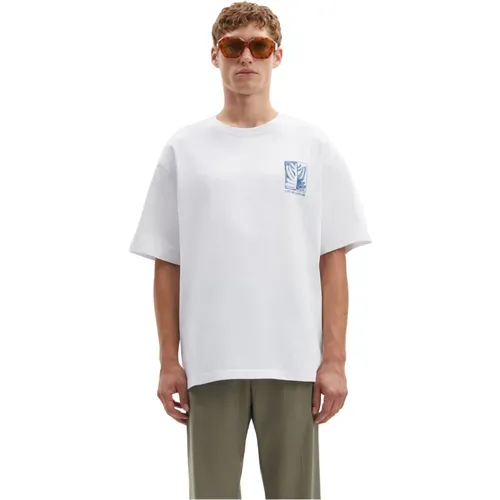 Skandinavischer Stil Sawind Uni T-Shirt , Herren, Größe: XS - Samsøe Samsøe - Modalova