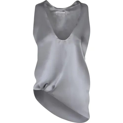 Womens Clothing Topwear Grey Ss24 , female, Sizes: S, XS - REV - Modalova