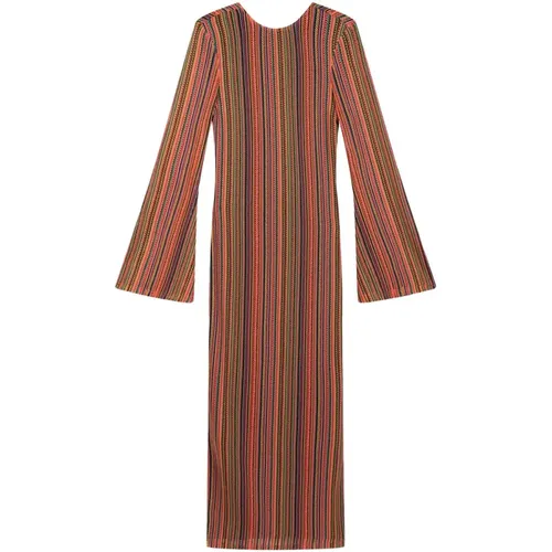 Knitted Midi Dress Birdie , female, Sizes: S - Refined Department - Modalova
