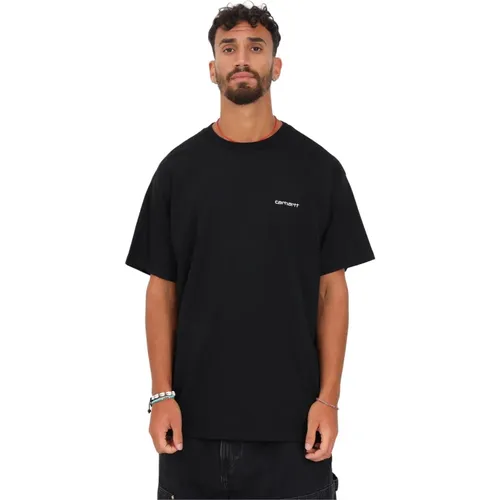 Schwarze T-Shirts und Polos für Herren , Herren, Größe: XL - Carhartt WIP - Modalova