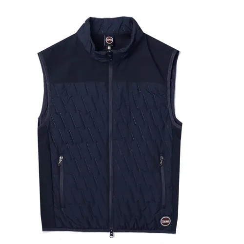 Herren Navy Blaue Daunenweste - Colmar - Modalova