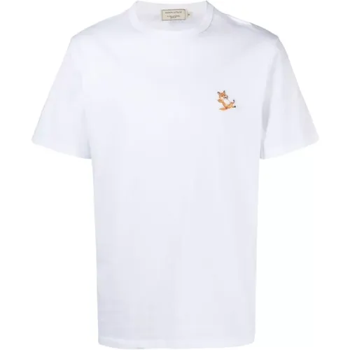 T-Shirts , male, Sizes: S, 2XL, L, XL, M - Maison Kitsuné - Modalova