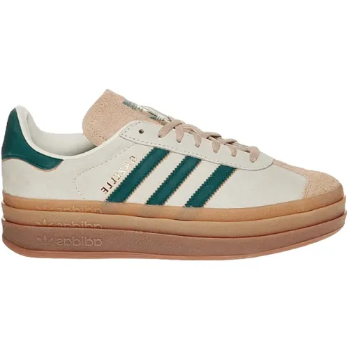 Stilvolle Sneakers mit Mutiger Grüner Streifen , Herren, Größe: 38 2/3 EU - Adidas - Modalova