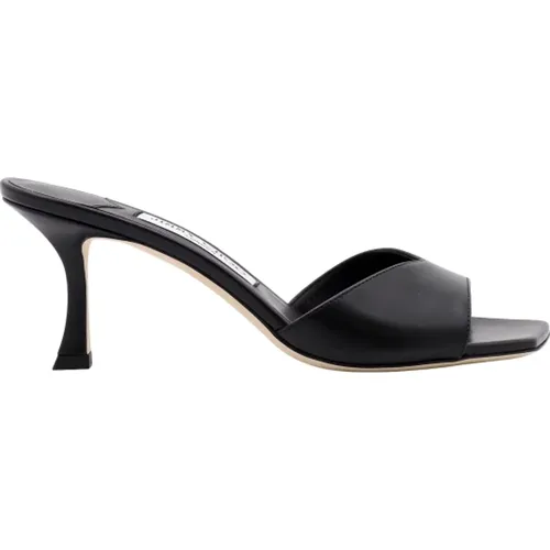 Leather Sandals Squared Toe , female, Sizes: 5 UK, 4 UK, 3 1/2 UK - Jimmy Choo - Modalova