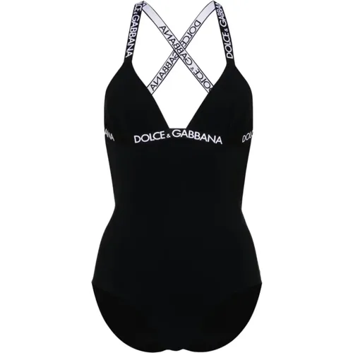 Schwarze Meer Kleidung mit offenem Rücken,Sea Clothing Hat - Dolce & Gabbana - Modalova