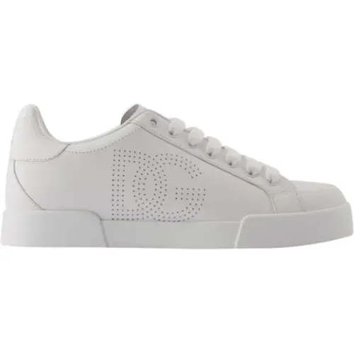 Leather sneakers , female, Sizes: 5 UK - Dolce & Gabbana - Modalova