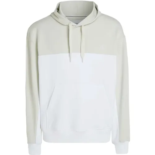 Colorblock Hoodie Sweatshirt , Herren, Größe: XL - Calvin Klein Jeans - Modalova