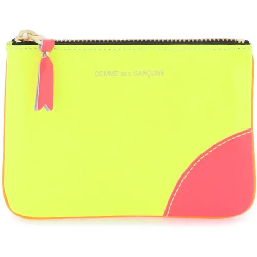 Fluorescent Mini Pouch with Zip Closure , male, Sizes: ONE SIZE - Comme des Garçons - Modalova