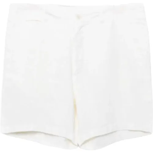 Maciel Off- Linen Shorts , male, Sizes: XL, M - La Paz - Modalova