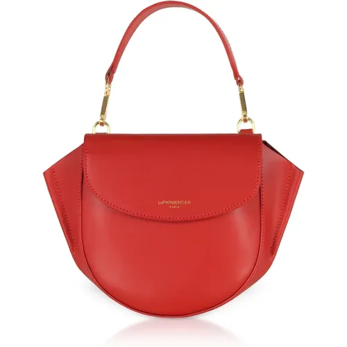 Astorya Leather Mini Bag w/Shoulder Strap , female, Sizes: ONE SIZE - Le Parmentier - Modalova