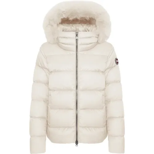 Cream Down Jacket Aw24 , female, Sizes: XL, XS, L, S, 2XS, M - Colmar - Modalova