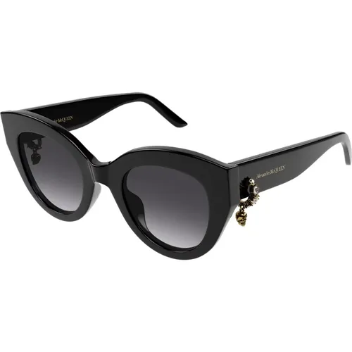 Grey Sunglasses Am0417S , female, Sizes: 50 MM - alexander mcqueen - Modalova