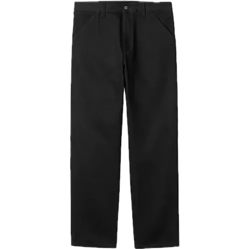 Classic Work Pant in Smith Denim , male, Sizes: W36, W33, W31, W30, W29, W28, W34 - Carhartt WIP - Modalova