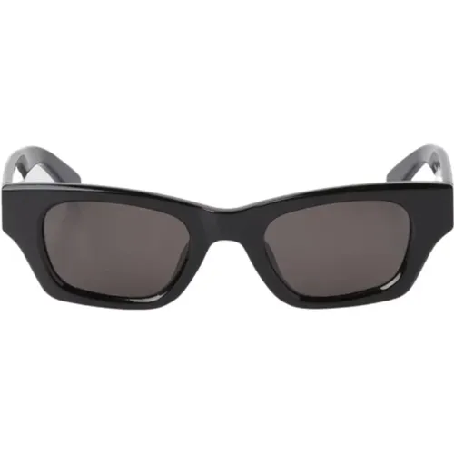 Elegant Square Sunglasses with 3D Logo , male, Sizes: 49 MM - Ambush - Modalova