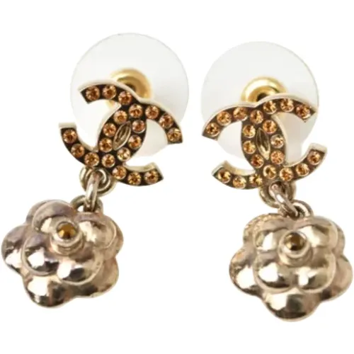 Pre-owned Metal earrings , female, Sizes: ONE SIZE - Chanel Vintage - Modalova