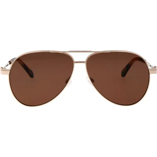 Ruston L Sunglasses , unisex, Sizes: 62 MM - Off White - Modalova