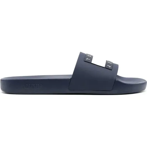 Sliders , Herren, Größe: 41 EU - Tommy Jeans - Modalova