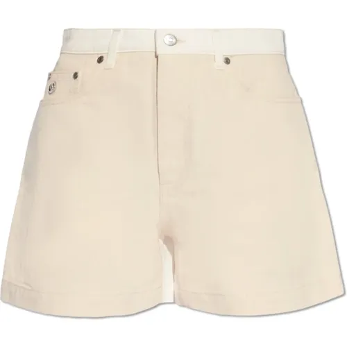 High-Waist Denim Shorts , Damen, Größe: W25 - Stella Mccartney - Modalova