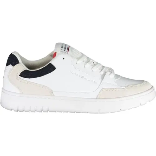 Printed Lace-Up Sport Sneaker , male, Sizes: 11 UK, 9 UK, 12 UK, 6 UK, 8 UK, 7 UK, 10 UK - Tommy Hilfiger - Modalova