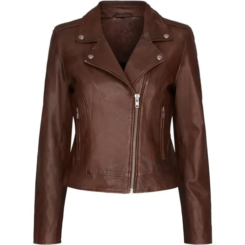 Biker Jacket 10961 , female, Sizes: XS - Notyz - Modalova