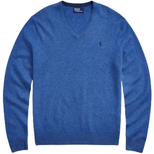 Soft Wool V-Neck Sweater , male, Sizes: S - Polo Ralph Lauren - Modalova