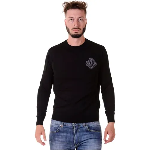 Gemütlicher Strickpullover , Herren, Größe: S - Versace Jeans Couture - Modalova