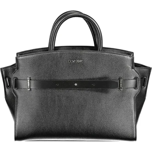 Schwarze Damenhandtasche mit abnehmbarem Riemen - Calvin Klein - Modalova