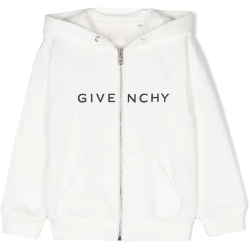 Kinder Weiße Pullover Kapuzenlogo - Givenchy - Modalova