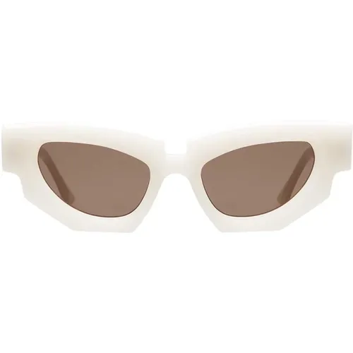 Stilvolle F5 Wh-Bw Sonnenbrille , unisex, Größe: 52 MM - Kuboraum - Modalova