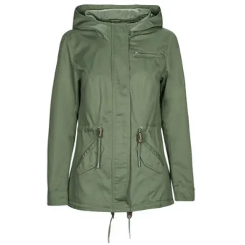 Canvas Parka Grün Damenmode ONLY - Only - Modalova